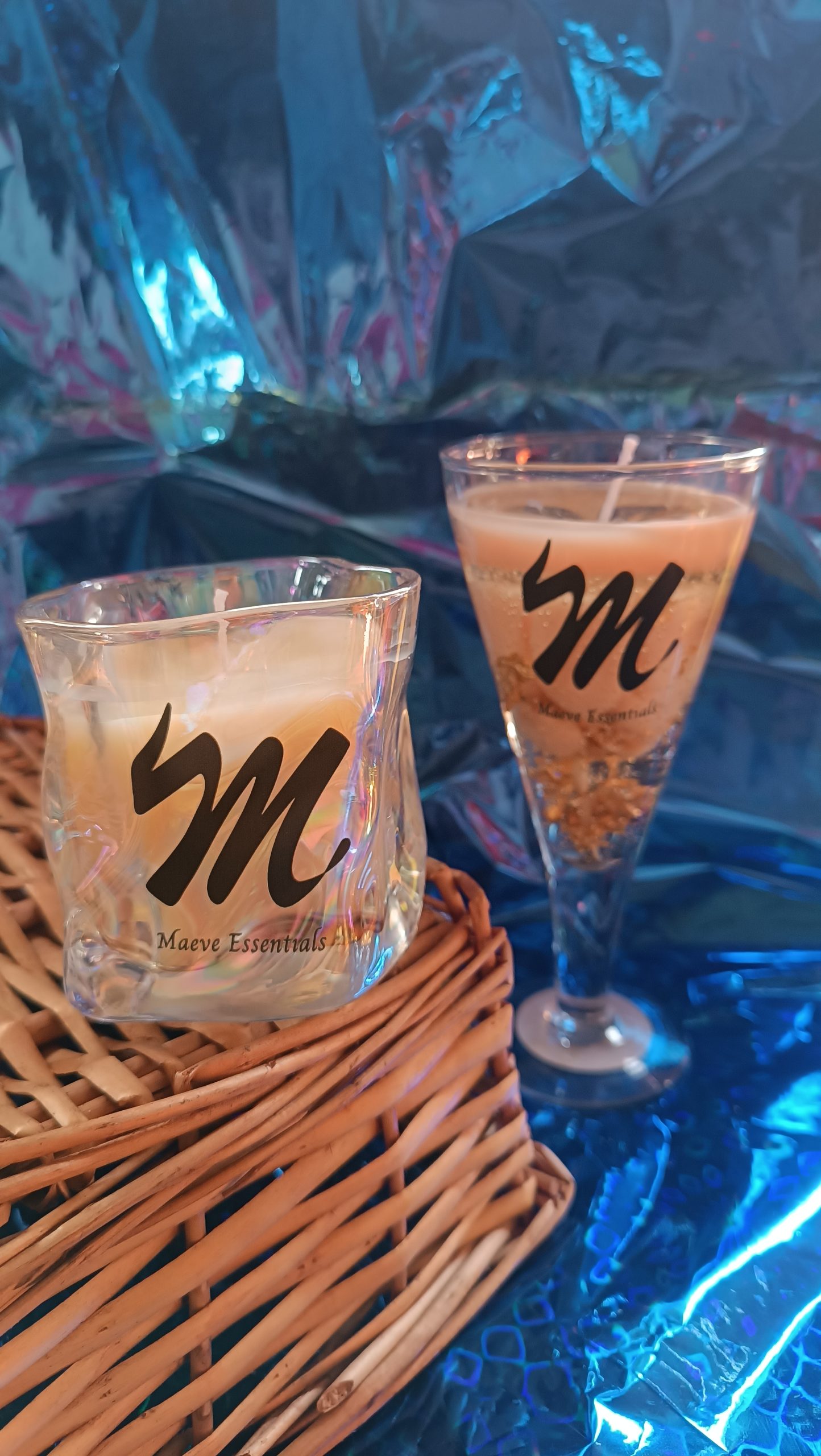 Maeve Essentials – Sun & Sea Duo | Sunbeam Bliss & Coral Horizon Scented Candle Set