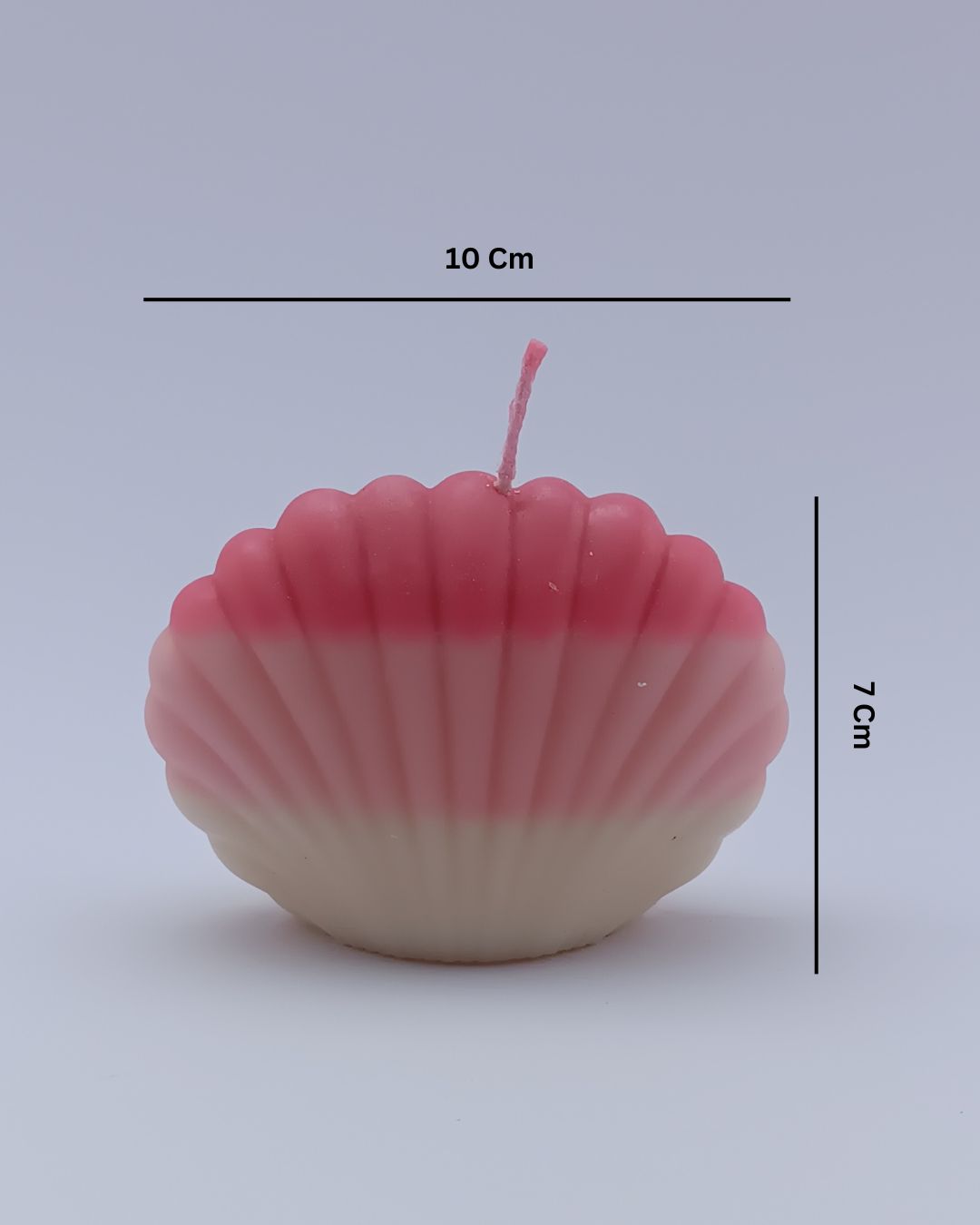 Maeve Essentials – Home Aesthetic Candle Set | Decorative Unscented Candle Trio | Shell, Cloud Pop & Spire Pillar - Image 4