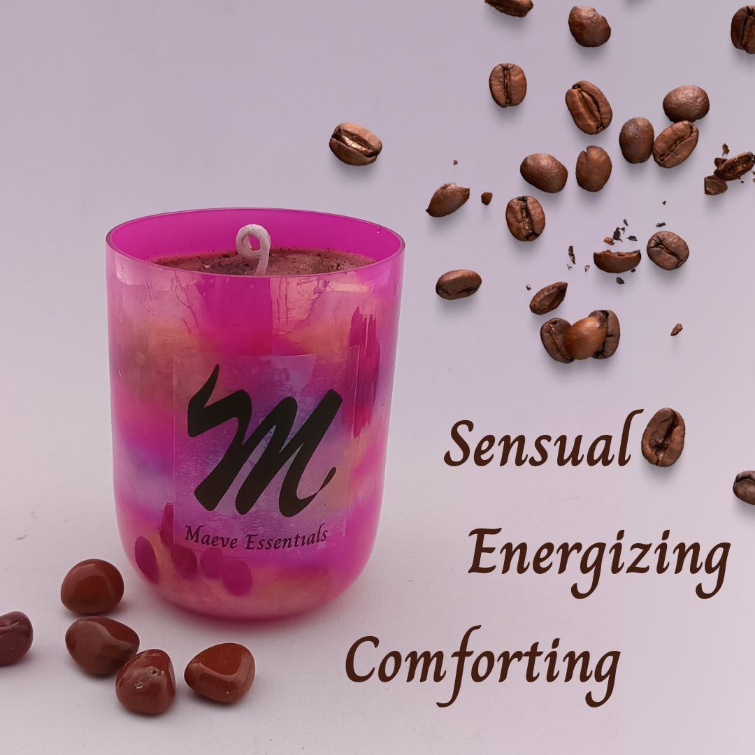 Maeve Essentials – Amber Roast | Roasted Coffee, Dark Chocolate & Amber Resin Scented Candle - Image 2