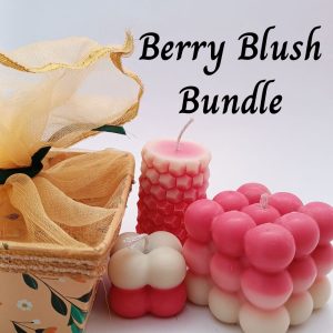 Maeve Essentials- Berry Blush Bundle | Handcrafted Pink Candle Gift Set